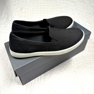 Black Slip-On Sneakers